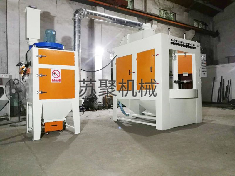 8工位間歇式自動轉(zhuǎn)盤噴砂機(jī)